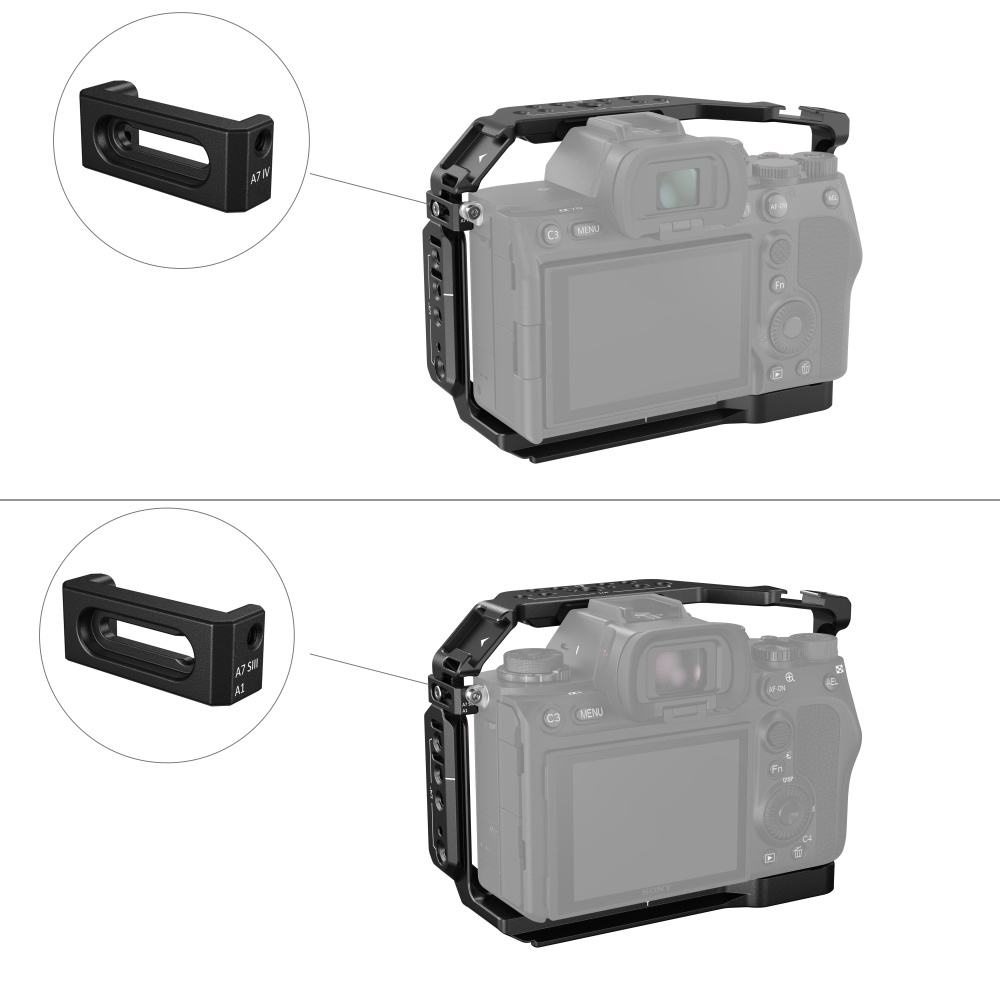 SmallRig Advanced Cage Kit za Sony A7R V / A7 IV / A7S III 3669B - 4